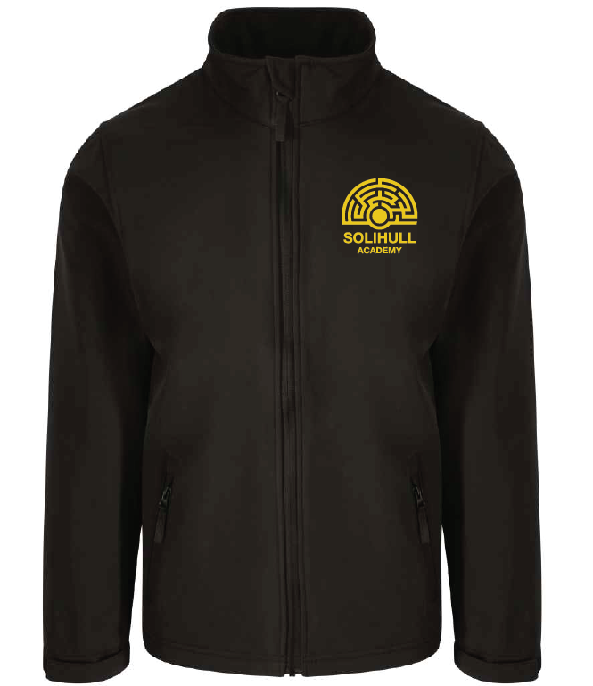 Solihull Academy Soft Shell Jacket Embroidered Logo